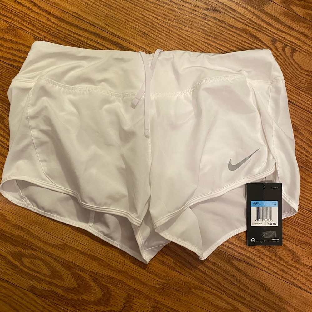 Women’s white nike shorts